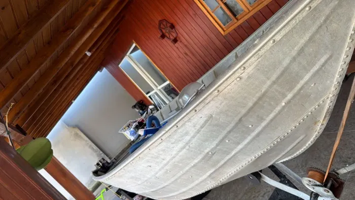Barco de alumínio