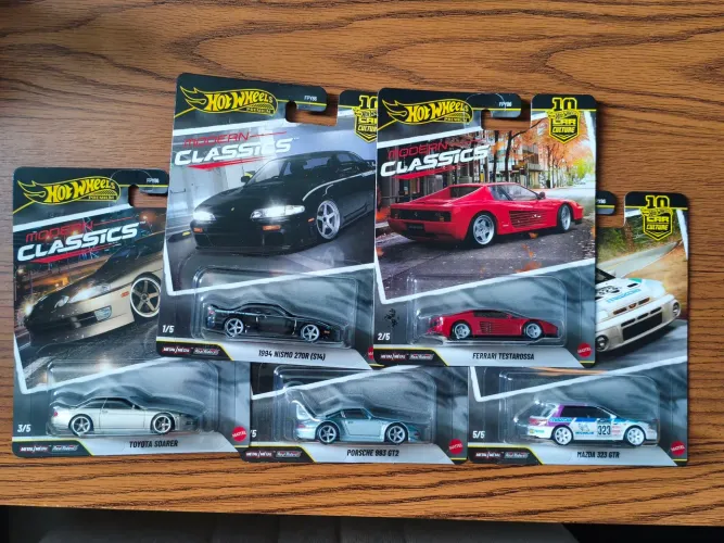 Hotwheels set Testarossa
