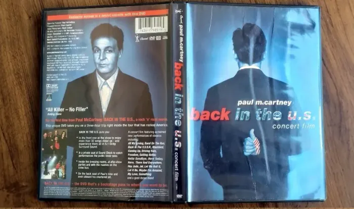 DVD Paul Mccartney - Back in the U.S. Concert Film