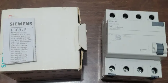 DR TRIFÁSICO SIEMENS 63A/30mA
