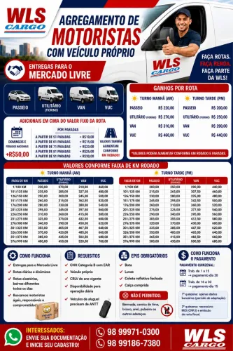 VAGA PRA CARRO PRÓPRIO