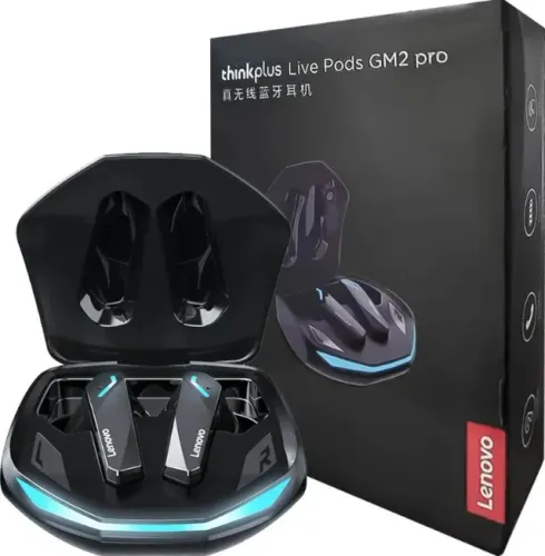 FONE BLUETOOTH - LENOVO GM2 PRO - NOVO, LACRADO!!
