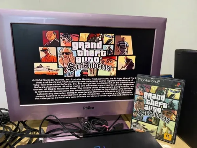 Jogo Grand Theft Auto San Andreas Ps2 Original Leia Anuncio