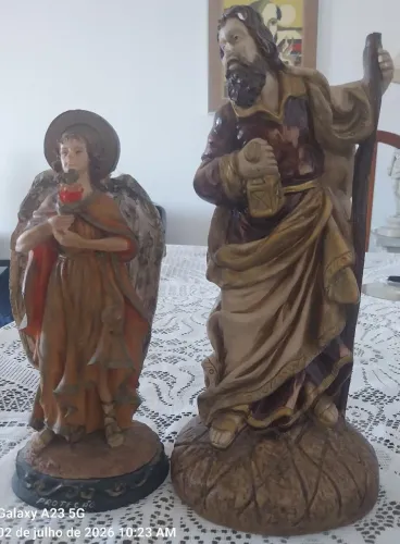 Estátuas - Arcanjo Gabriel & São João Batista