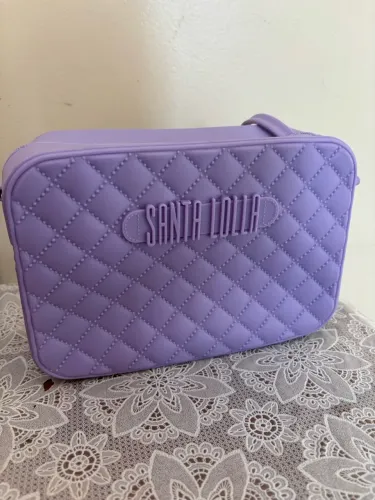 Bolsa lilás Santa Lola