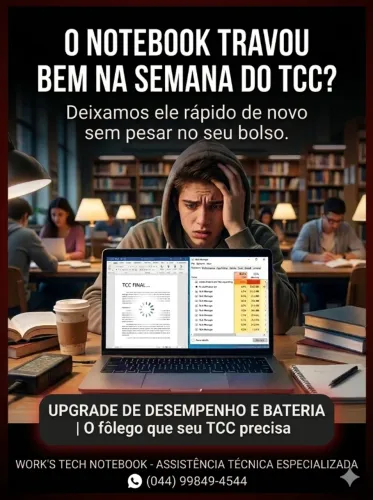 Upgrade em Notebook 