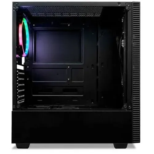 GABINETE GAMER T-DAGGER CUBE PRETO LATERAL VIDRO T-TGC305B