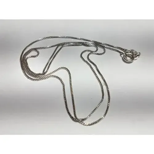 Gargantilha de Prata 925 Fino 1 mm 45 Cm 1.50 Gramas Fininha