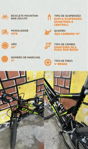 Bike Aro 26 Mtb Top Nova