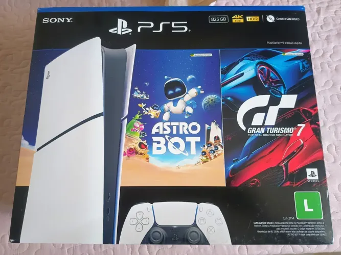Playstation 5 Slim quatro meses de uso