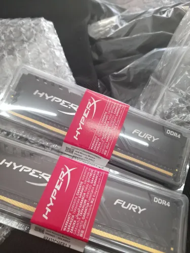 Memória RAM 2x8GB 3200mhz HyperX Fury (Lacradas)