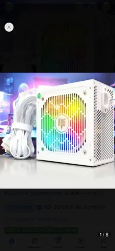Fonte máximos 750w 80 gold