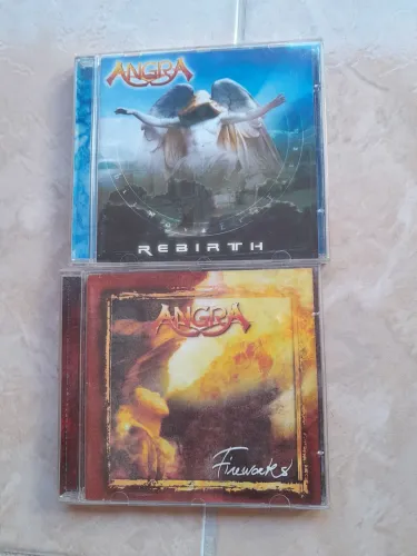 Lote CDs Angra Rebirth + Fireworks - nacional paradoxx - ótimo estado