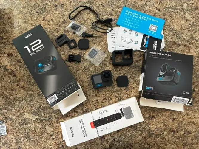 Gopro Hero 12 Black + GoPro Lente Max 2.0