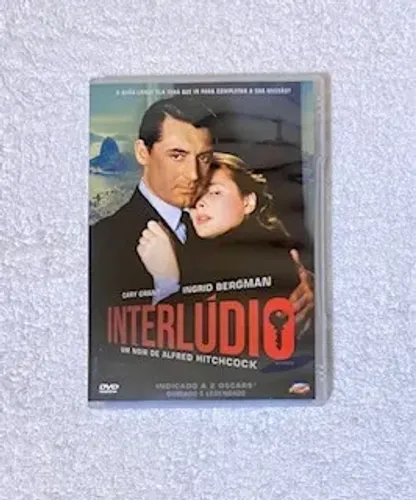 DVD Interlúdio (Alfred Hitchcock-1946) Estrelado por Cary Grant e Ingrid Bergman