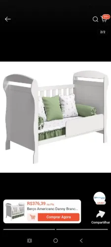 Vendo berço cama
