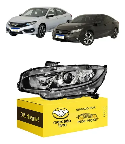 Farol Sinaleira Civic G10 2017 2018 2019 2020 2021 L.e Esquerdo/motorista