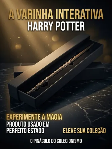 Varinha Mágica Interativa Harry Potter Grifinória, produto original Importado