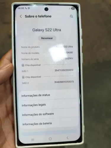 Galaxy S22 ultra 