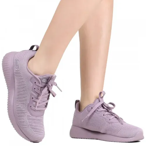 Tênis Skechers Bobs Sport Lilás Memory Foam - NOVO