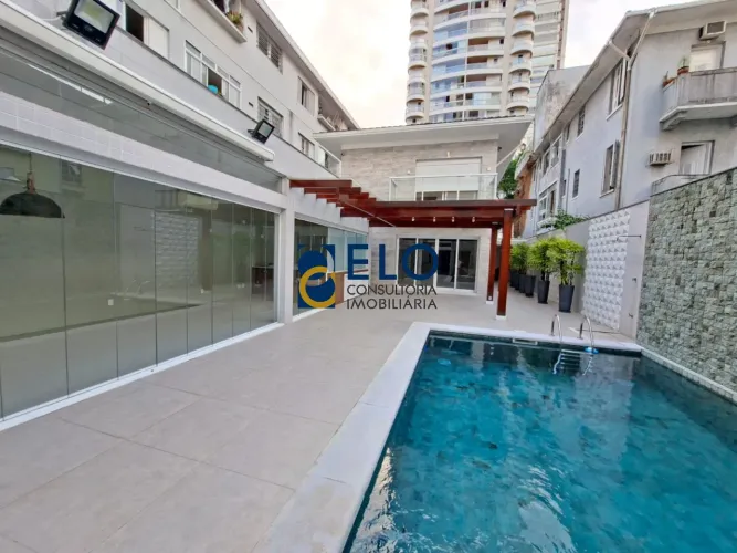 Espaçosa casa para locação no Boqueirão "VILA RICA" , Santos-SP, com 4 quartos, 4 suítes e