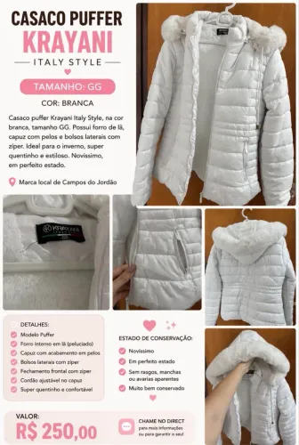 Blusa Puff Branca