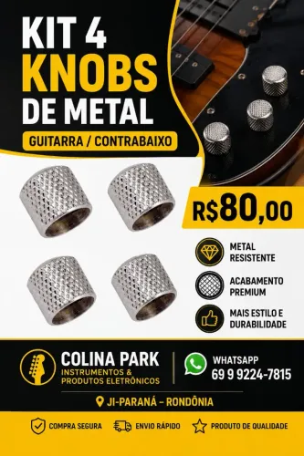 Kit de Knobs Guitarra/Contrabaixo