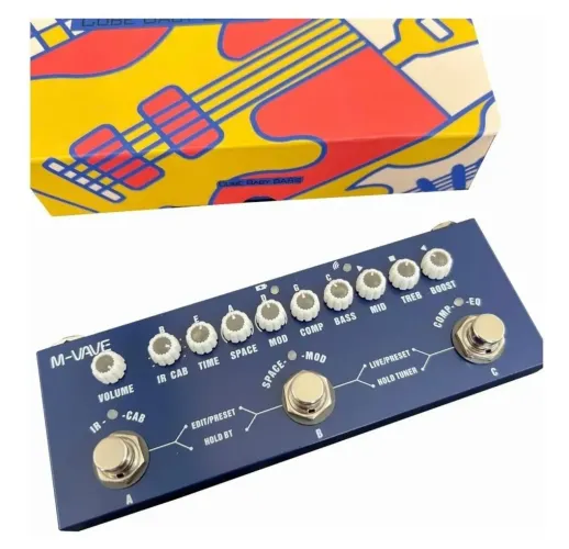 Vendo pedal de baixo Pedaleira vendo Multi Efeitos Para Baixo M-vave Cube Baby Bass