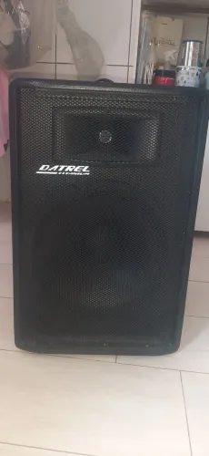 Caixa de som Datrel 500 watts + mesa de som yamaha com NF 