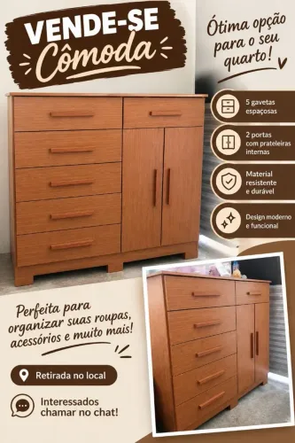 Cômoda Em estado de nova