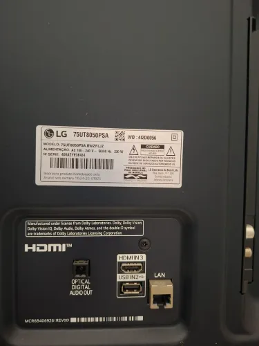 TV LG 75 polegadas 
