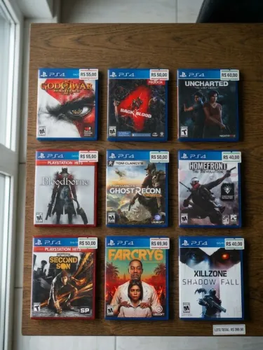 Coleção Jogos PS4 / PS5 - Mídia Física Originais (Lote ou Separado)