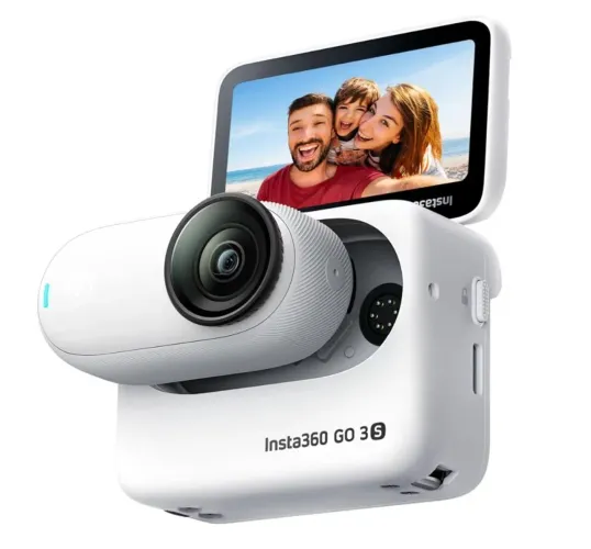 Camera de Ação Insta360 Go3s Standard White 128Gb CINSAATA GO3S