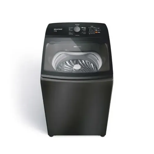 Máquina De Lavar Brastemp 12kg Cinza Platinum 