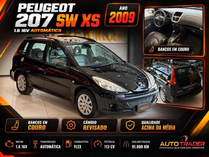 Peugeot 207 SW XS 1.6 Flex 16V 5P Aut. 2009