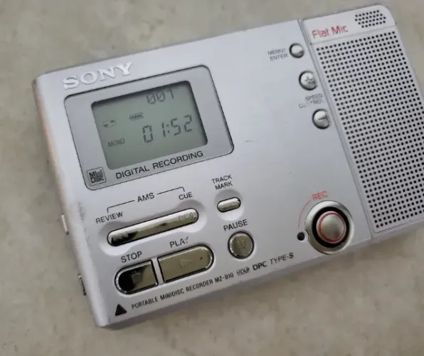 Minidisc Sony Recorder Mz-b Em Perfeito Estado E Funcionando