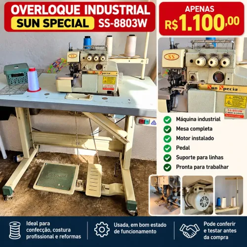 Maquina de costura overloque