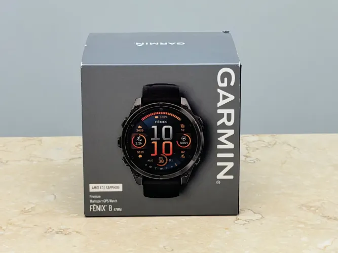 Garmin Fênix 8 AMOLED Sapphire 47mm, novo e lacrado
