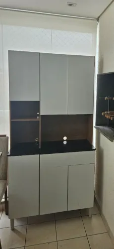 Armário de Cozinha 6 Portas, 3 nichos e 1 gaveta