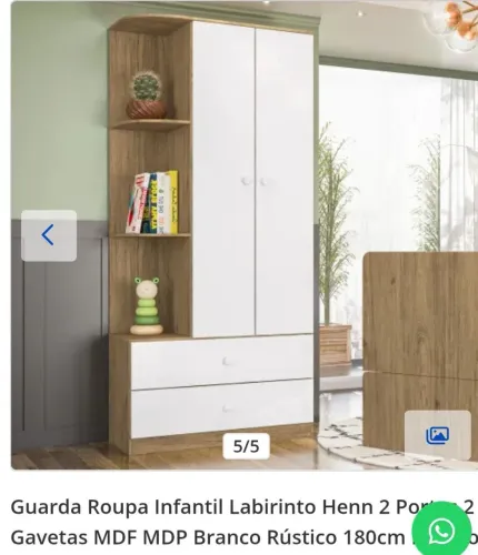 Guarda roupa de bebê 