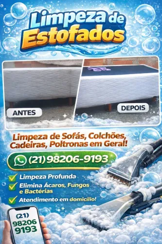 Limpeza de estofados