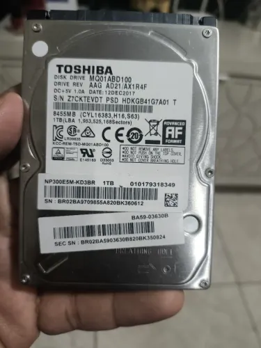 Vendo HD d Toshiba de 1 tera