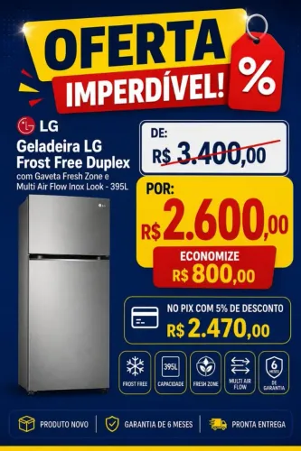 Geladeira LG inverter