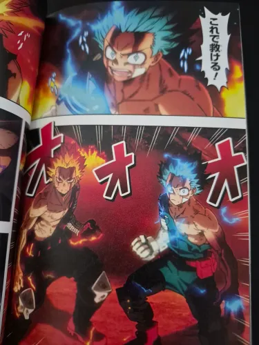 My Hero Academia - mangá Japonês do filme (colorido)