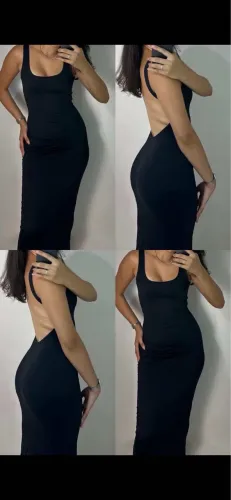 Vestido Preto Longo