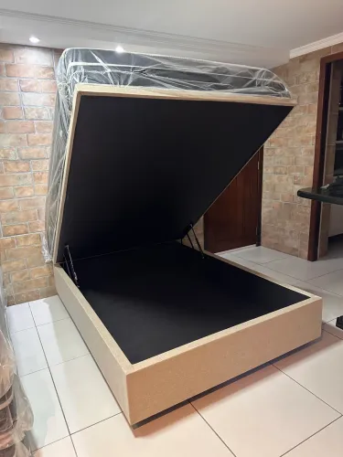 Cama baú NOVO casal 1.88x1.38 entrego