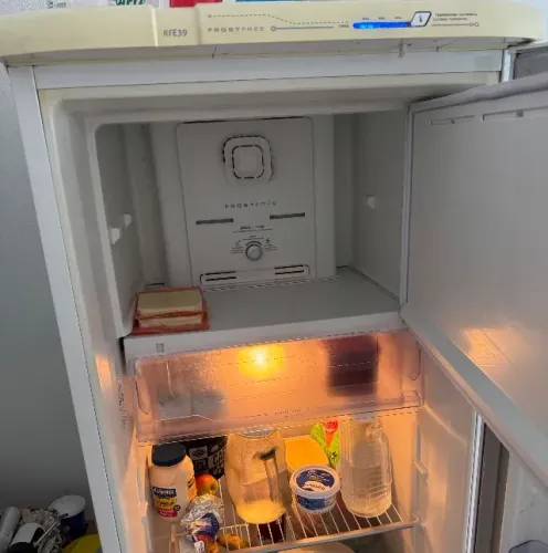 Geladeira eletrolux frostfree - congelador com defeito