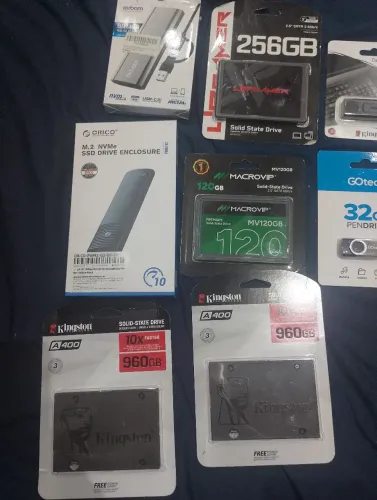 Ssd de 960, 240 e pen drives..pacotao irrecusável 