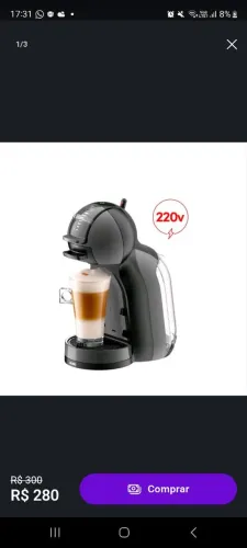 CAFETEIRA DOLCE GUSTO