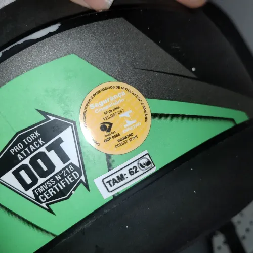 Capacete para moto Attack pro tork RoboCop 